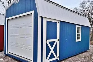 Hallmark Buildings Lofted Garages